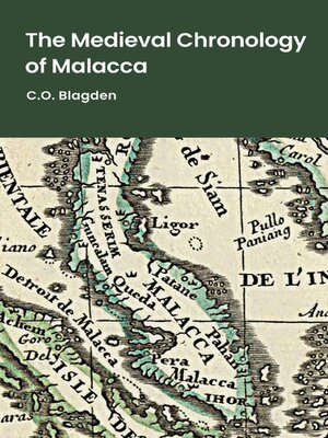 cover image of The Medieval Chronology of Malacca